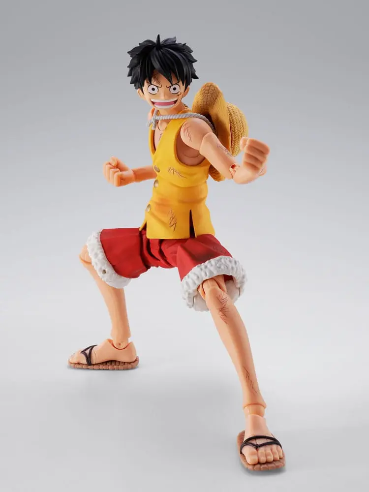 PREORDINE+ CHIUSO 07/2026 One Piece S.H.Figuarts Action Figure Monkey D. Luffy Marineford 15 cm
