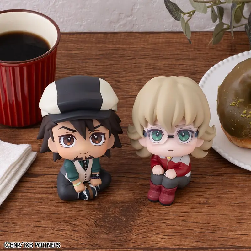 PREORDINE+ CHIUSO 07/2026 Tiger & Bunny Look Up PVC Statues Kaburagi T Kotetsu & Barnaby Brooks Jr. Set (with gift) 11 cm