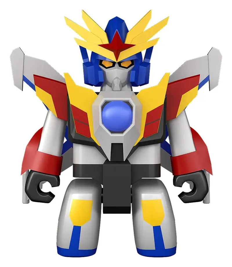 PREORDINE+ CHIUSO 07/2027 The Brave Fighter of Legend Da-Garn Brickroid Action Figure Da-Garn X 5 cm