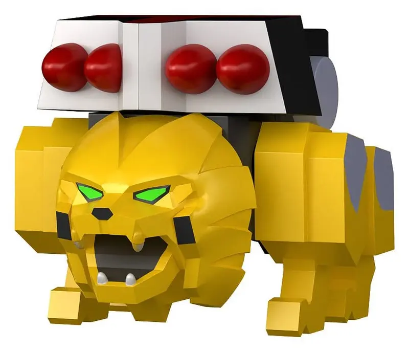 PREORDINE+ CHIUSO 07/2027 The Brave Fighter of Legend Da-Garn Brickroid Action Figure Ga-Orn (Animal Mode) 2 cm