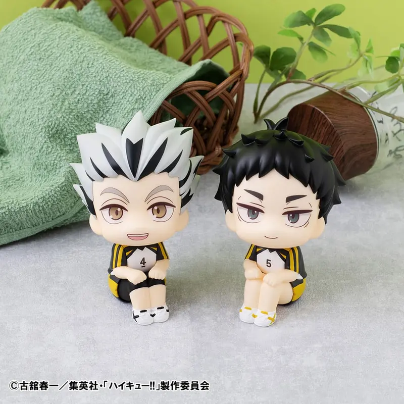 PREORDINE CHIUSO 08/2025 Haikyu!! Look Up PVC Statues Kotaro Bokuto & Keiji Akaashi Uniform Ver. 11 cm (with gift)