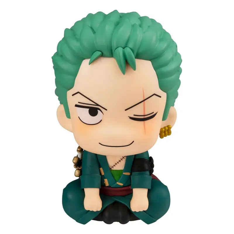 PREORDINE+ CHIUSO 08/2026 One Piece Look Up PVC Statue Roronoa Zoro 11 cm