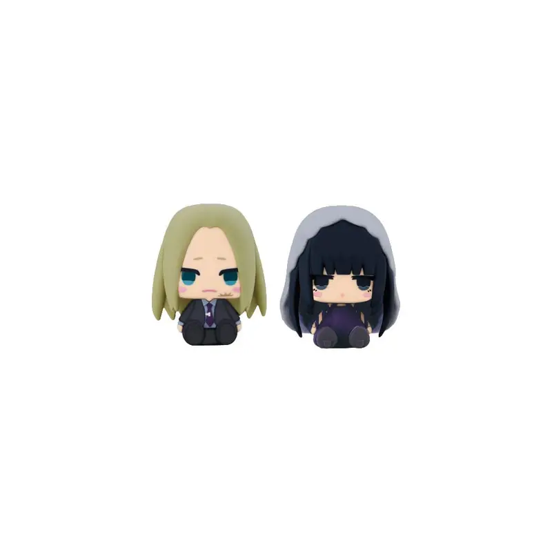 PREORDINE+ CHIUSO 08/2026 Sakamoto Days Pote Raba Rubber Mascot PVC Mini Figure Shishiba & Osaragi 8 cm