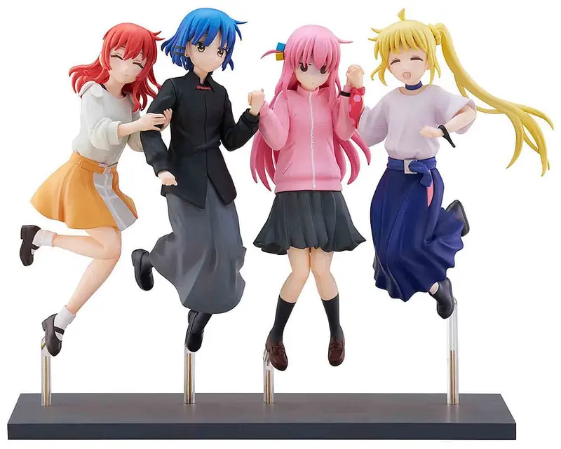 PREORDINE CHIUSO 09/2025 Bocchi the Rock! Statues 4-Pack Jumping Girl(s) 20 cm