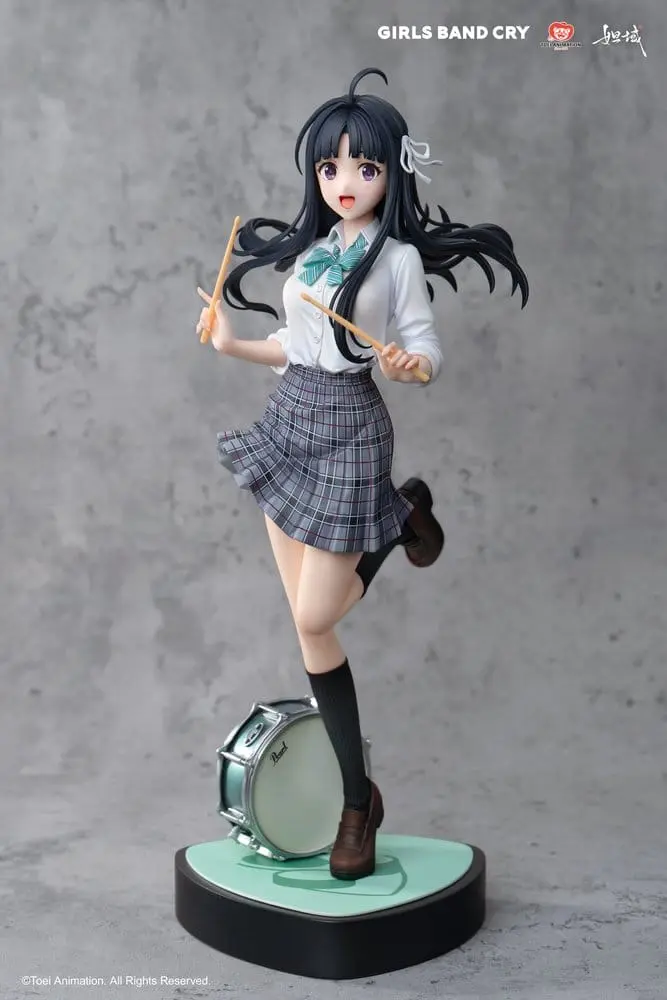 PREORDINE+ CHIUSO 09/2026 Girls Band Cry Natsu wo Mankitsu shite Sakebe Series No. 2 PVC Statue 1/7 Subaru Awa 26 cm