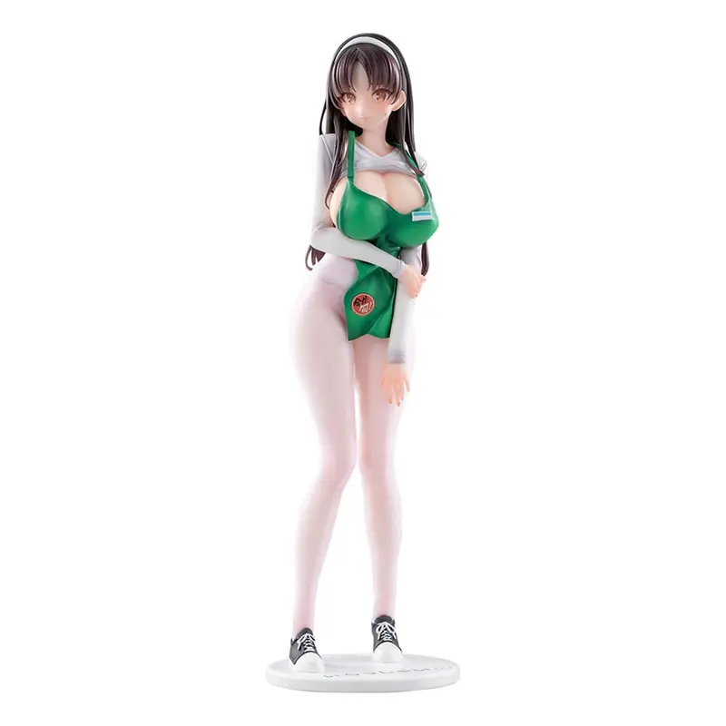 PREORDINE+ CHIUSO 09/2026 Original Character Statue 1/6 First Business! Mari Hanamiya the Gentle Shop Assistant illustration by POPQN 28 cm