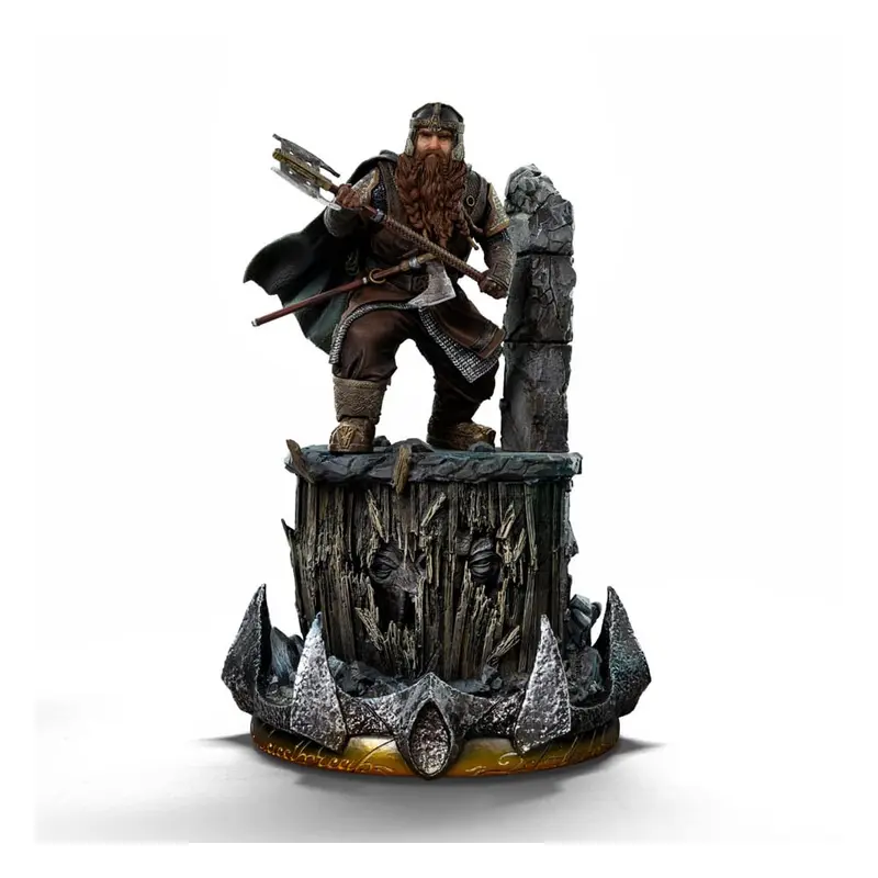 PREORDINE+ CHIUSO 09/2026 The Lord of the Rings Art Scale Statue 1/10 Gimli Unleashed 26 cm
