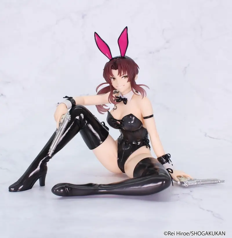 PREORDINE+ CHIUSO 10/2026 Black Lagoon One-Seventh Carat PVC Statue 1/7 Revy Bunny Ver. 16 cm