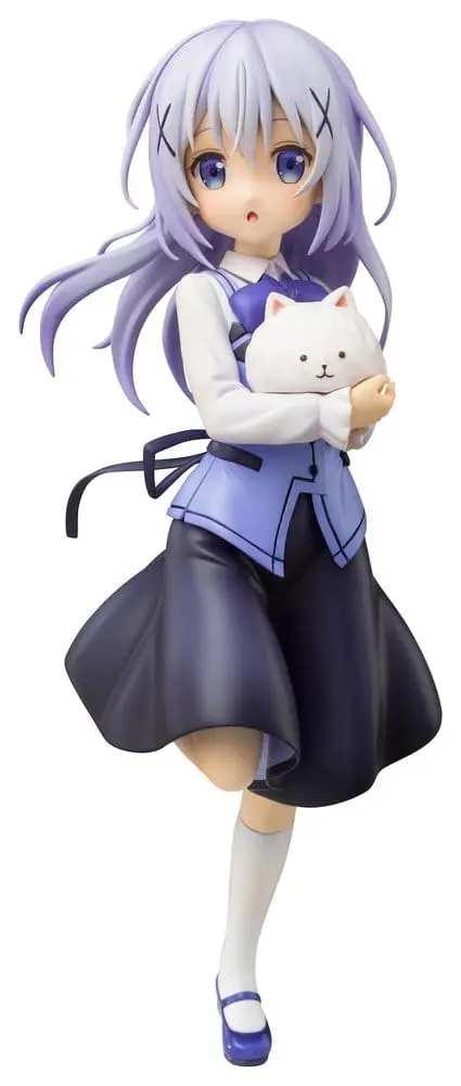 PREORDINE+ CHIUSO 10/2026 Is the Order a Rabbit?? PVC Figure 1/7 Chino (Cafe Style) 21 cm