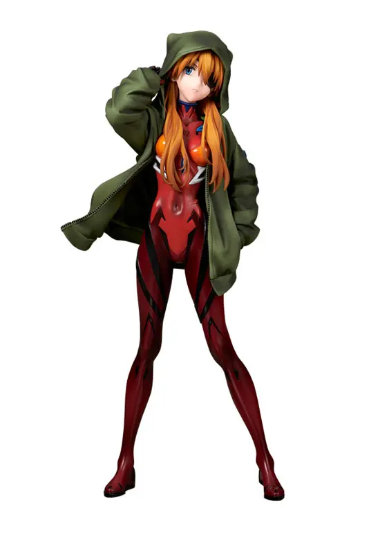 PREORDINE CHIUSO 11/2025 Shin Evangelion Movie Shikinami Asuka Langley Hoodie Ver. 23 cm Statue 1/7
