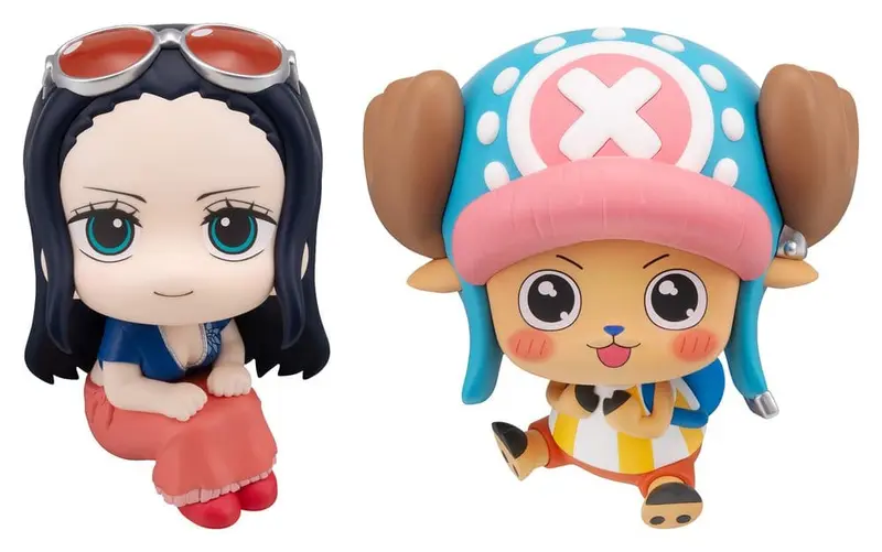 PREORDINE+ CHIUSO 11/2026 One Piece Lookup PVC Figures 2-Pack Nico Robin & Tony Tony Chopper Excited Ver. 11 cm (with gift)