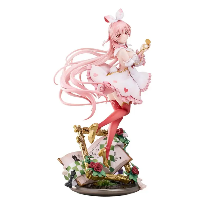 PREORDINE+ CHIUSO 11/2026 Original Character PVC Statue 1/7 White Rabbit Rosu Wonderland Ver. Illustrated by Rosuuri 29 cm