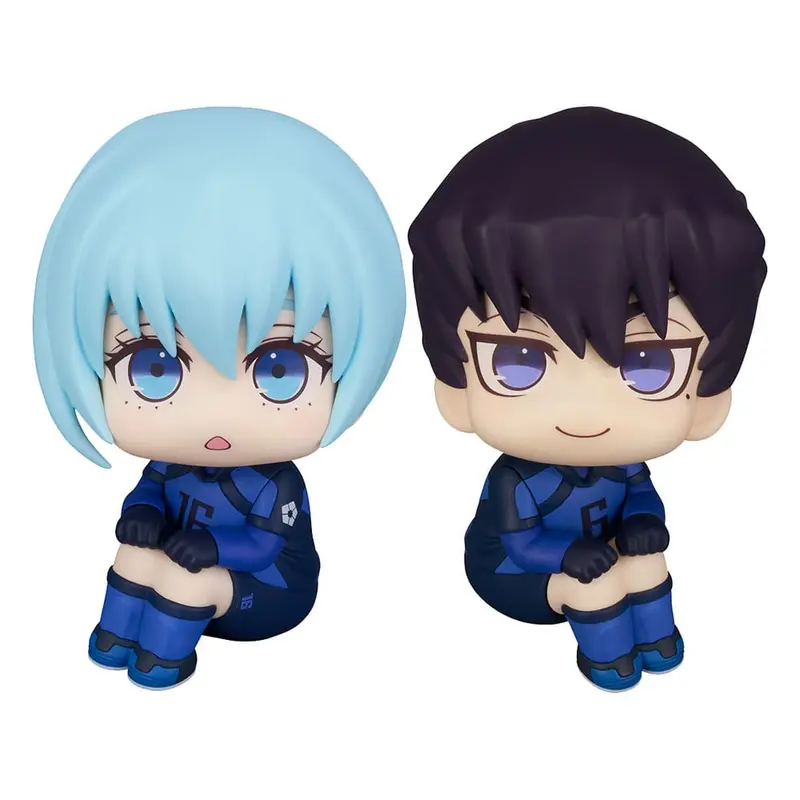 PREORDINE CHIUSO 12/2025 Blue Lock Look Up PVC Statue Tabito Karasu & Yo Hiori Set (with gift) 11 cm