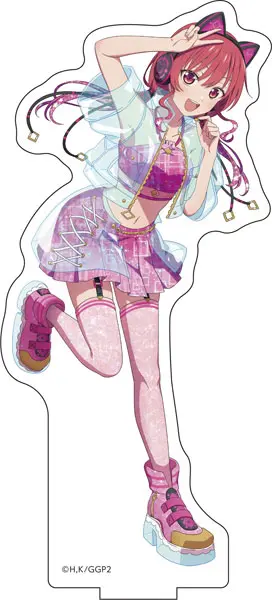 PREORDINE CHIUSO CJ Kanojo mo Kanojo "Magazine Heroine Fest" New Illustration BIG Acrylic Stand (VARI) 17 cm