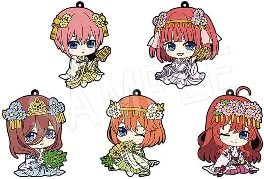 PREORDINE CHIUSO CJ Petanko Trading Rubber Strap The Quintessential Quintuplets Shrine Maiden Ver. Vol.2