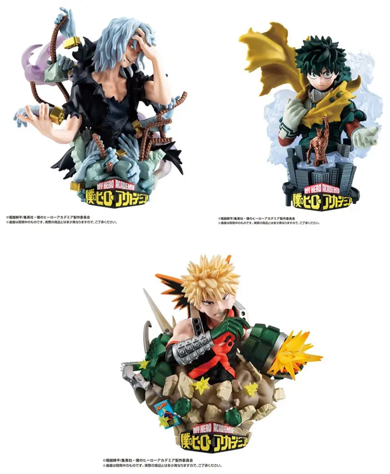 PREORDINE CHIUSO My Hero Academia Petitrama EX Series Trading Figure 3-Set Type-Decision 9 cm