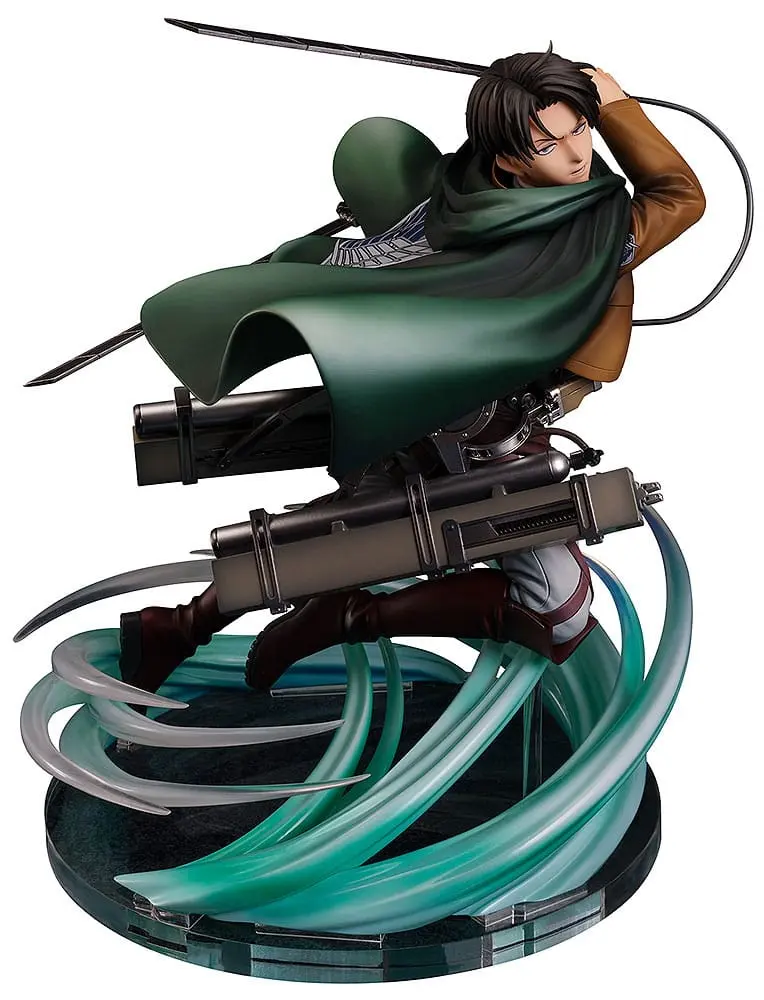 PREORDINE ESAURITO Attack on Titan PVC Statue 1/6 Humanity's Strongest Soldier Levi 23 cm