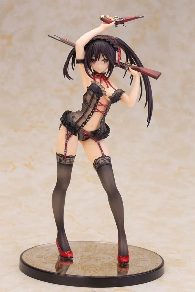PREORDINE ESAURITO Date A Live Kurumi Tokisaki Lingerie Ver. Black 24 cm Statue 1/7