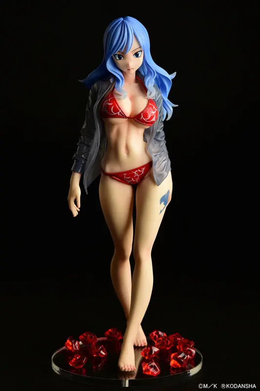 PREORDINE ESAURITO Fairy Tail Statue 1/6 Jubia Lokser Gravure_Stylesee-through wet shirt Red Bikini!! 25 cm