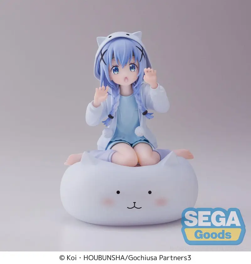 PREORDINE ESAURITO Is the Order a Rabbit Luminasta PVC Statue Rabbit House Tea Party