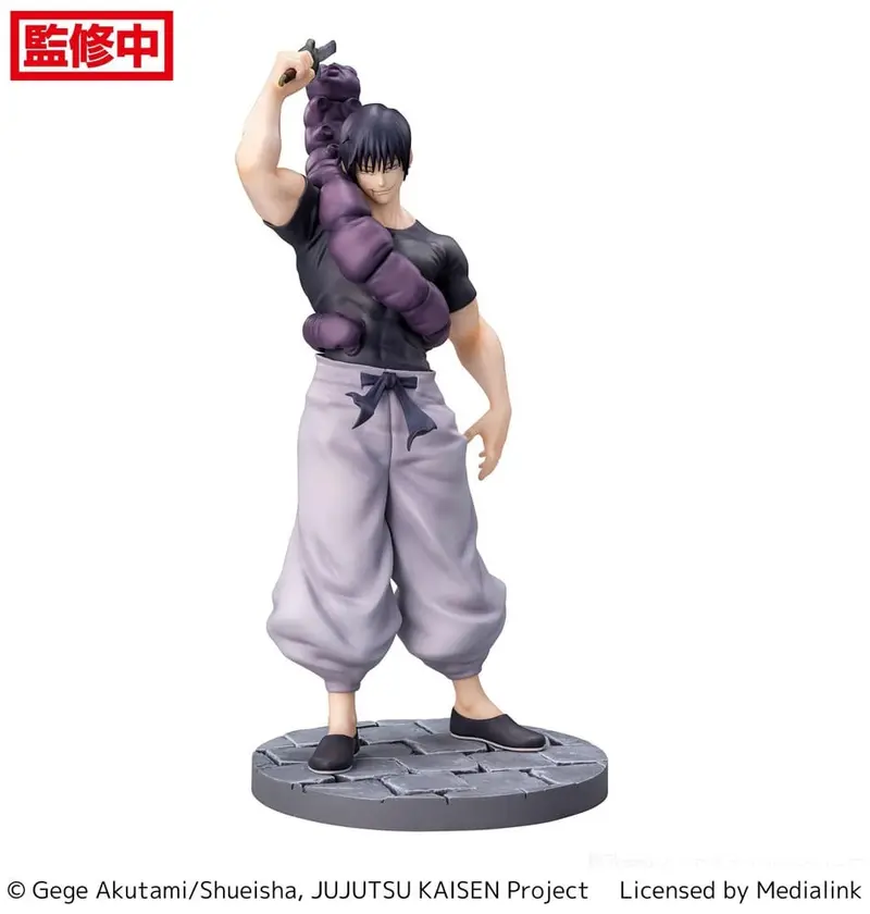 PREORDINE ESAURITO Jujutsu Kaisen Luminasta PVC Statue Kaigyoku/Gyokusetsu "Toji Fushiguro" Ready For Battle 21 cm