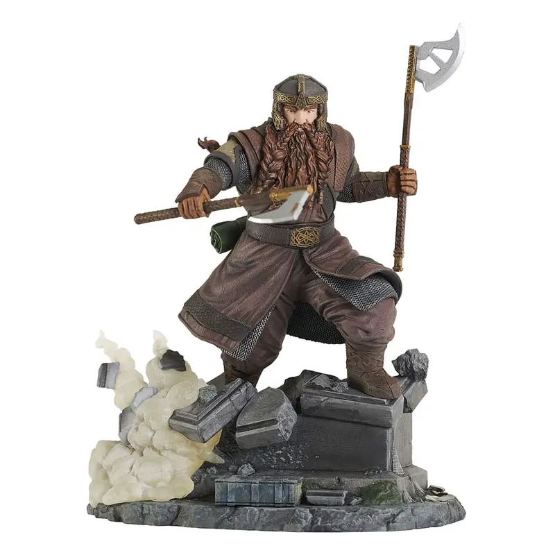 PREORDINE ESAURITO Lord of the Rings Deluxe Gallery Statue Gimli 20 cm