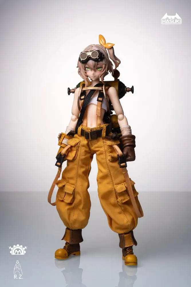 PREORDINE ESAURITO Pocket Art Action Action Figure 1/12 PA007 Mechanic Fiona 15 cm