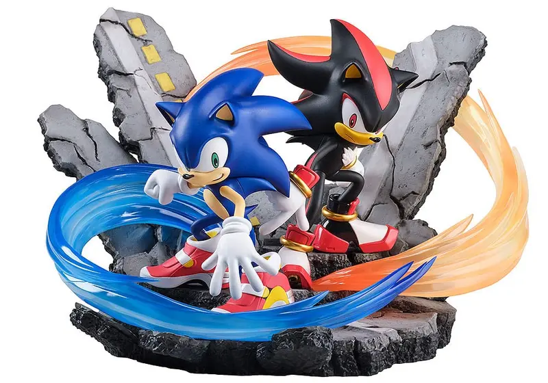 PREORDINE ESAURITO Sonic the Hedgehog Statue Super Situation Figure Sonic Adventure 2 21 cm