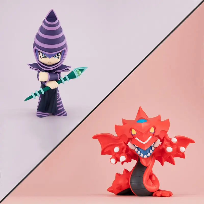 PREORDINE ESAURITO Yu-Gi-Oh! Duel Monsters Megatoon PVC Statue Slifer the Sky Dragon & Dark Magician (with gift)