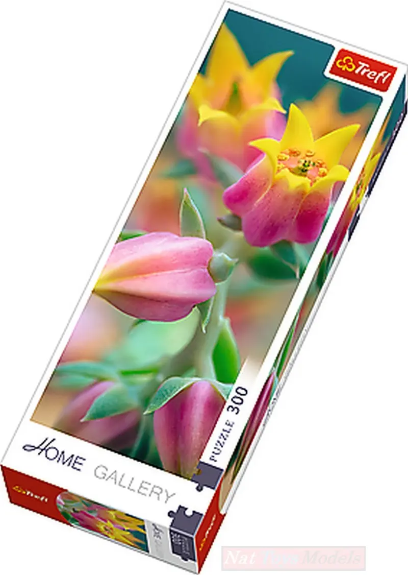 puzzle IN SCALA COMPATIBILE CON BOCCIOLI - FLOWERS IN BLOOM PUZZLE HOME GALLERY Pz.300 TREFL TRF75005