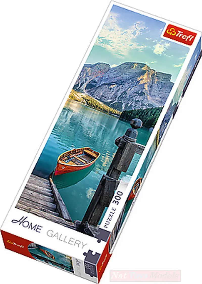 puzzle IN SCALA COMPATIBILE CON LAGO DI MONTAGNA - MOUNTAIN LAKE PUZZLE HOME GALLERY Pz.300 TREFL TRF75003