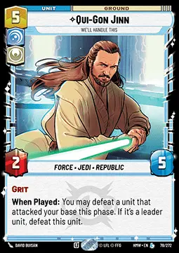Qui-Gon Jinn, Pensiamo Noi A Lui - Mondi di Origine (Legendary) [HMW-078]
