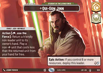 Qui-Gon Jinn, Studioso Della Forza Vivente - Leggende della Forza