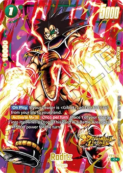 Raditz (FS10-16) - Unnumbered Promos [Fusion World] (Common) [FWUP-FS10-16]