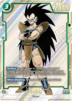 Raditz (SB01-026) - Manga Booster 01 [Fusion World] (Alternate Art) [SB01-026]