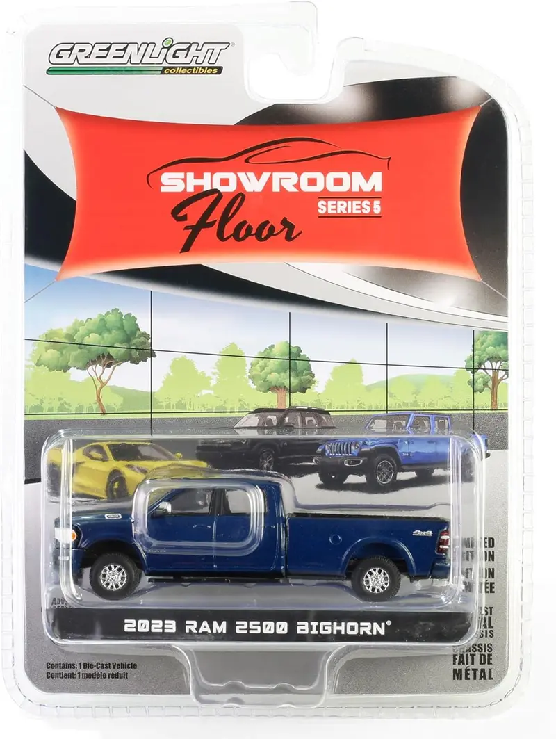 RAM 2500 Bighorne 2023 Blue - Greenlight - Scala 1/64