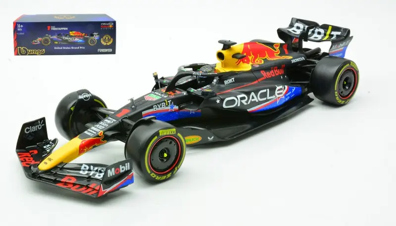 RED BULL RB19 N.1 MAX VERSTAPPEN 2023 WINNER AUSTIN GP 1