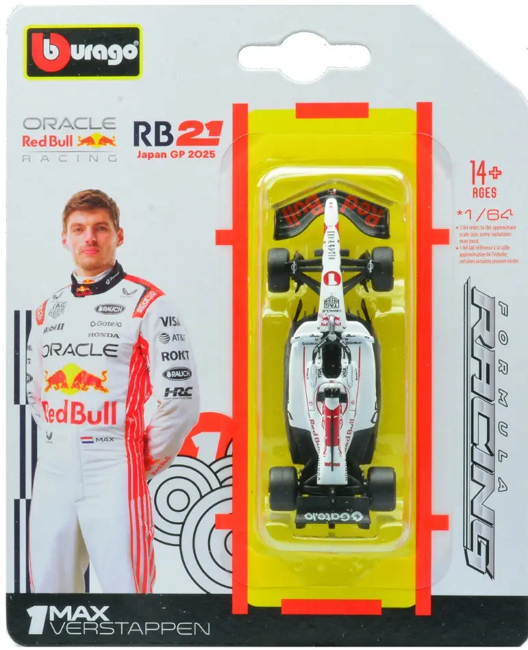 RED BULL RB21 N.1 2025 MAX VERSTAPPEN WINNER JAPAN GP BLISTER 1