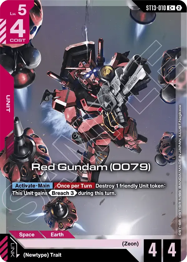 Red Gundam (0079) (ST13-010) - Starter Deck