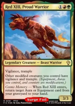Red XIII, Proud Warrior - Commander