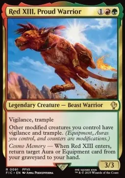 Red XIII, Proud Warrior - Commander