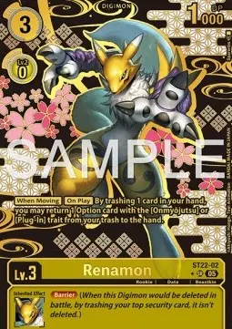Renamon (ST22-02) - Advanced Deck
