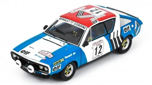 RENAULT 17 N.12 8th TOUR DE CORSE 1974 J.F.PIOT-F.JAUBERT 1