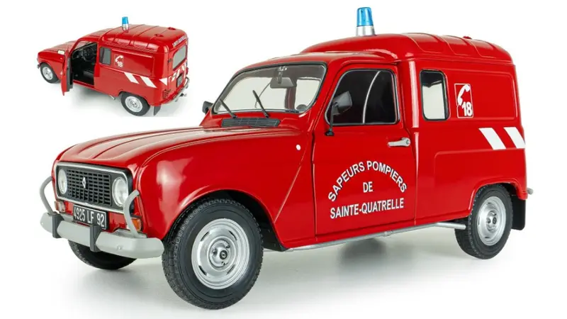 RENAULT 4LF4 POMPIER RED 1976 1