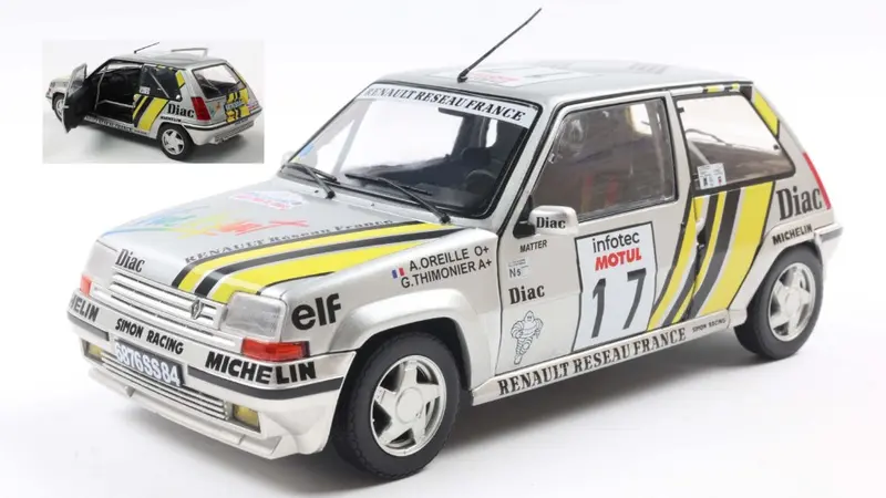 RENAULT 5 GT TURBO MK2 N.17 TOUR DE CORSE 1989 A.OREILLE 1
