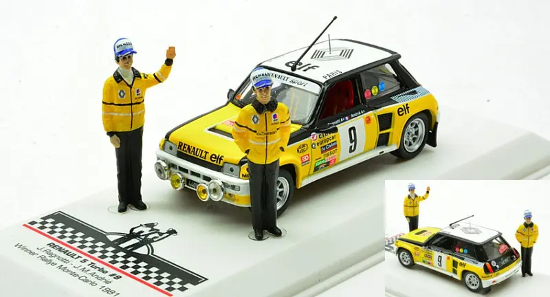 RENAULT 5 TURBO N.9 RALLY MONTE CARLO 1981 W/FIG.RAGNOTTI-ANDRE 1
