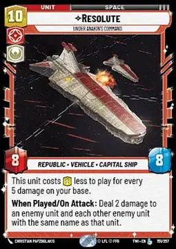 Resolute, Sotto Il Comando Di Anakin - Il Crepuscolo della Repubblica (Legendary) [TWI-151]