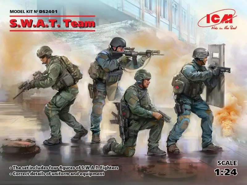 S.W.A.T. TEAM (4 FIGURES) KIT 1
