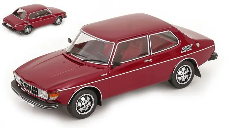 SAAB 99 EMS 1977 DARK RED 1