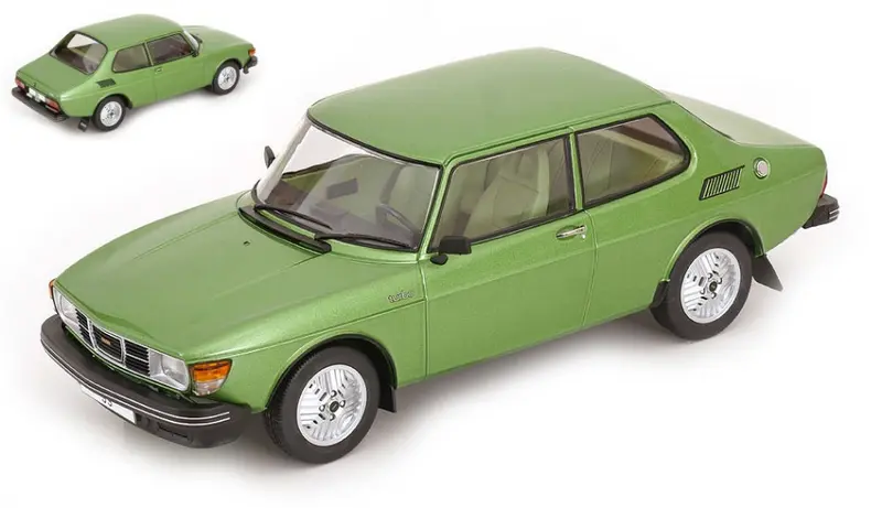 SAAB 99 TURBO 1977 GREEN 1